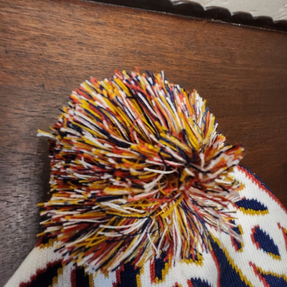 Miller Lite Winter Beanie Hat OSFA Miller Products Nordic Pom Blue Winter NWOT - Picture 7 of 7